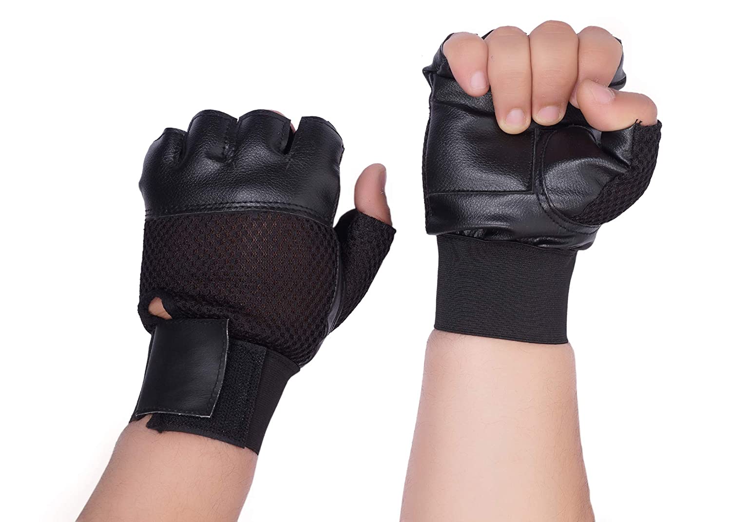 Dee mannequin Leather Gym Gloves